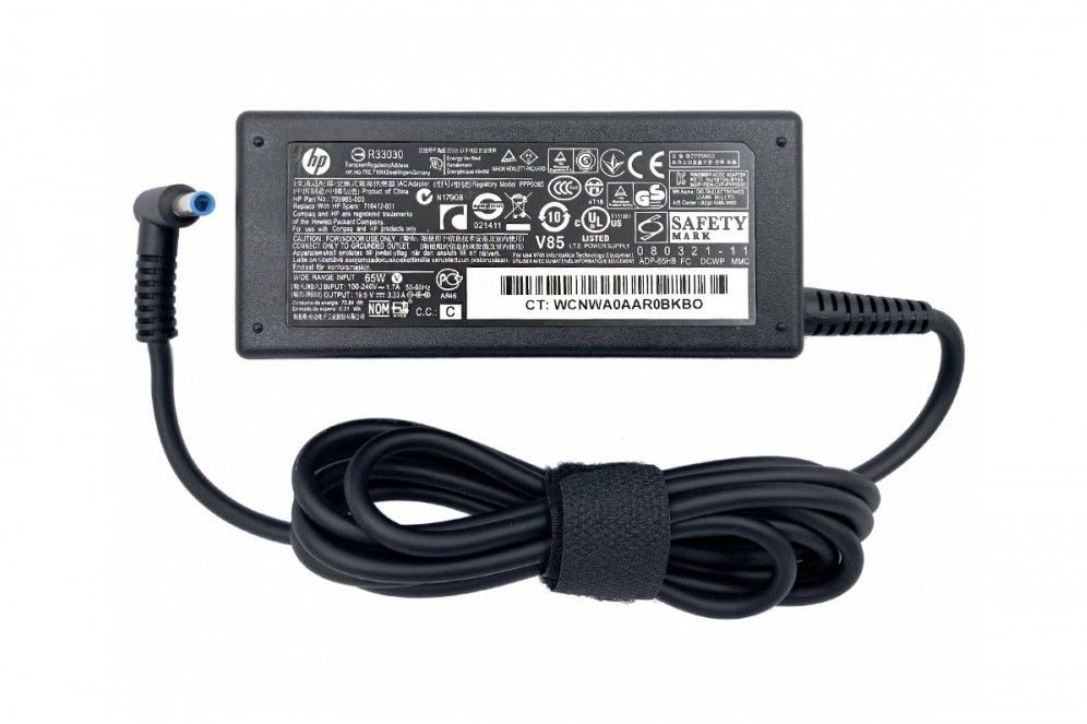 Оригінальний мережевий адаптер блок живлення для ноутбука HP 19.5 V 3.33A 65W 4.5*3.0 mm - зарядний пристрій Оригінальний мережевий адаптер блок живлення для ноутбука HP 19.5 V 3.33A 65W 4.5*3.0 mm - зарядний пристрій