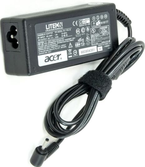 Мережевий блок живлення (адаптер) для ноутбука Acer 19V 3.42A 65W 3.0*1.0mm - зарядний пристрій + кабель 220B