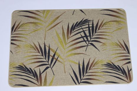 Килимок вхідний "Льон" на пружній каучуковій основі 60x90 см palm 5392/8 Килимок вхідний "Льон" на пружній каучуковій основі 60x90 см palm 5392/8