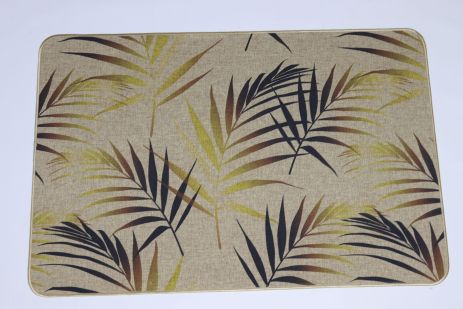Килимок вхідний "Льон" на пружній каучуковій основі 60x90 см palm 5392/8 Килимок вхідний "Льон" на пружній каучуковій основі 60x90 см palm 5392/8