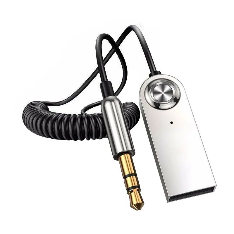 Ресивер Bluetooth, BA01, AUX, mic, BT5.0, Grey-Black Ресивер Bluetooth, BA01, AUX, mic, BT5.0, Grey-Black