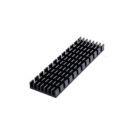SSD радіатор JEYI, 2280, 6mm, Heatsink Aluminium Cooler with Thermal Pad for Ps5, PC, Laptop, Шипи, Black
