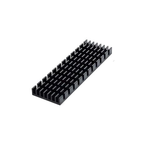 SSD радіатор JEYI, 2280, 6mm, Heatsink Aluminium Cooler with Thermal Pad for Ps5, PC, Laptop, Шипи, Black