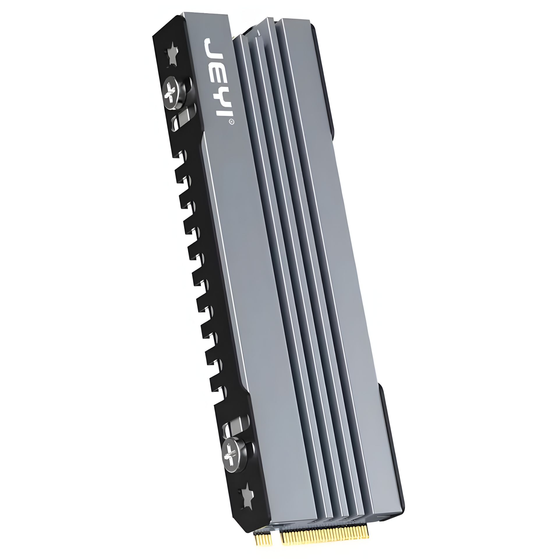 Радіатор для SSD JEYI icold-007, 78x23x10mm, Алюміній, 2280, NVME, NGFF, PS5, PC, Grey Радіатор для SSD JEYI icold-007, 78x23x10mm, Алюміній, 2280, NVME, NGFF, PS5, PC, Grey