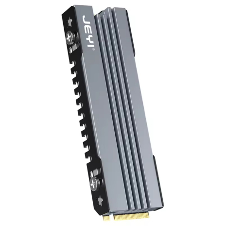 Радіатор для SSD JEYI icold-007 78x23x10mm Алюміній 2280 NVME NGFF PS5 PC Grey Радіатор для SSD JEYI icold-007 78x23x10mm Алюміній 2280 NVME NGFF PS5 PC Grey
