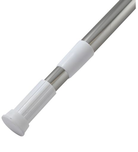 Ванний узкий карниз 70-120 см, хромированный