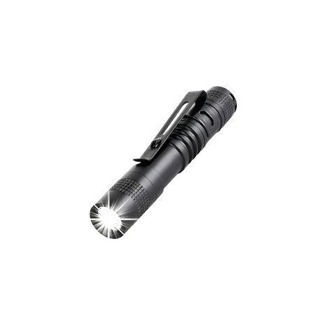 LED ліхтарик 701 Short, 88mm, Pen Flashlight WhiteLight, 1 Батарейка AAA, Black