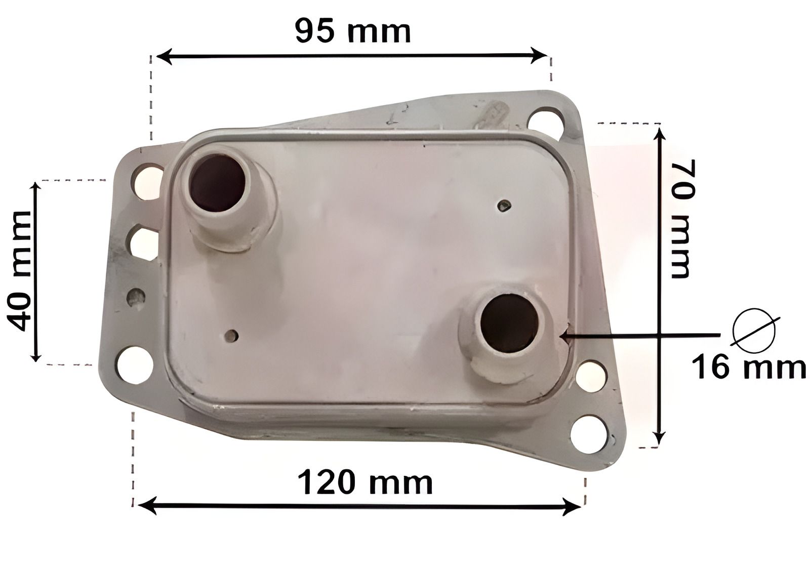 Масляний радіатор VAN WEZEL (18013719), TOYOTA FORD, FORD 2117645 Масляний радіатор VAN WEZEL (18013719), TOYOTA FORD, FORD 2117645