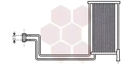 Масляный радиатор BMW 17221740798, BMW 5, VAN WEZEL (06003368)