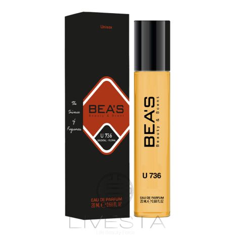 Парфумована вода BEA'S U736 унісекс, 20 мл Парфумована вода BEA'S U736 унісекс, 20 мл
