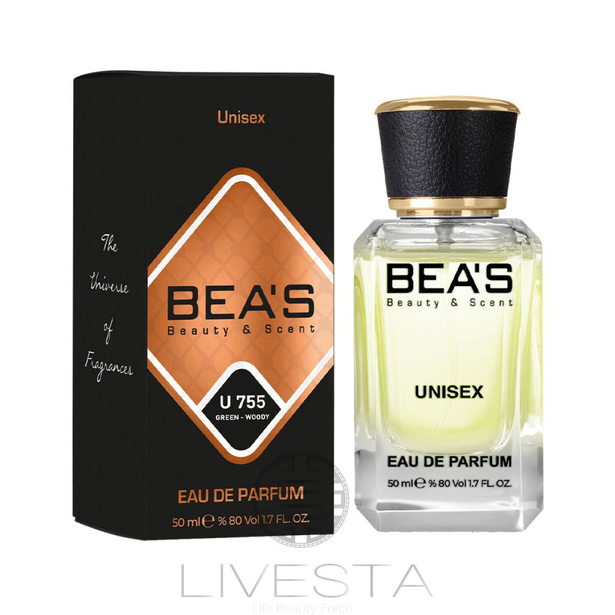 Парфумована вода BEA'S U755 унісекс, 50 мл Парфумована вода BEA'S U755 унісекс, 50 мл