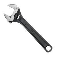 Розвідний ключ, 200 мм, Cr-V, чорний, фосфатований INTERTOOL XT-0058 Розвідний ключ, 200 мм, Cr-V, чорний, фосфатований INTERTOOL XT-0058