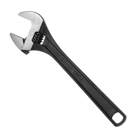 Разводной ключ 300 мм Cr-V, черный, фосфатированный INTERTOOL XT-0062 Разводной ключ 300 мм Cr-V, черный, фосфатированный INTERTOOL XT-0062