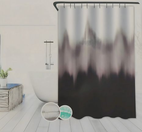 Елітарна штора для ванної 180*180 см з тканини Cortina 85006 Елітарна штора для ванної 180*180 см з тканини Cortina 85006