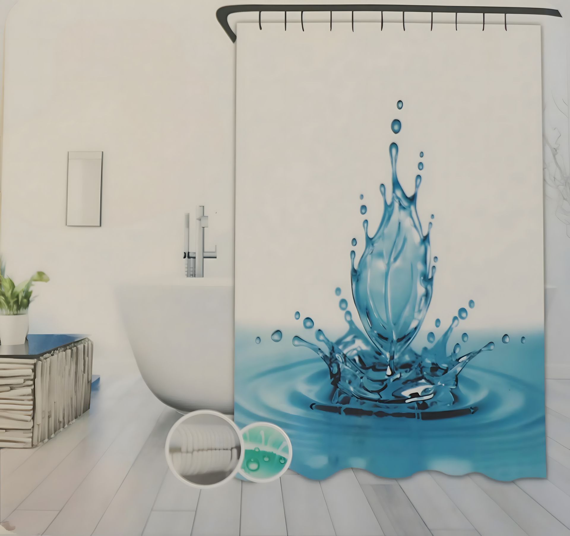 Ванная занавеска 180*180 см ткань Cortina 85005 Ванная занавеска 180*180 см ткань Cortina 85005