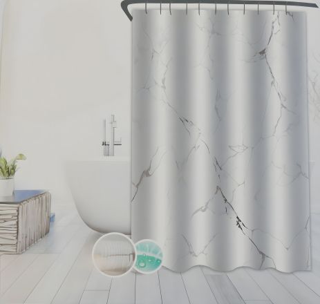 Ванная занавеска 180x180 см из ткани Cortina 85010 Ванная занавеска 180x180 см из ткани Cortina 85010