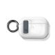Чохол AirPods 4 з кільцем та замком, White, PVC Чохол AirPods 4 з кільцем та замком, White, PVC