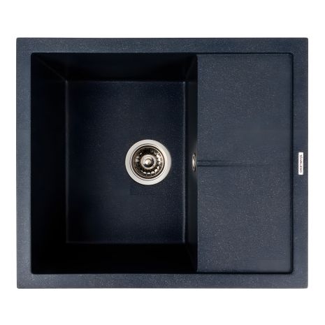 Гранітна мийка кухонна Valeso 5850 REYNA антрацит матова Гранітна мийка кухонна Valeso 5850 REYNA антрацит матова