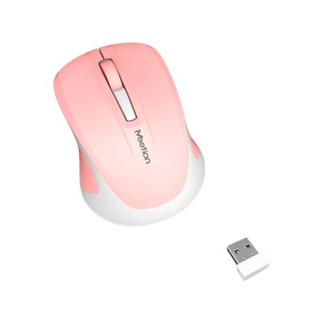 Мышь Meetion Minigo 2.4G Wireless Mini Mouse |1200DPI| pink