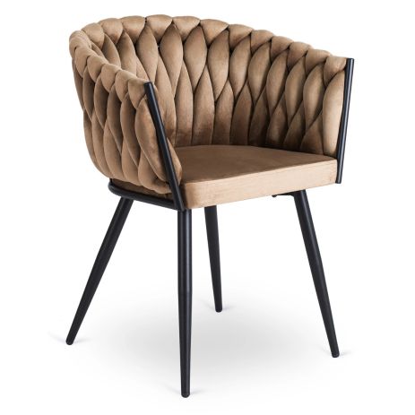 Крісло ELENA Бежевий велюр Крісло ELENA Бежевий велюр