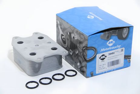 Масляный радиатор Skoda Fabia III/Octavia III/Superb III 1.1-1.6 TSI 12-, METALCAUCHO (39482)