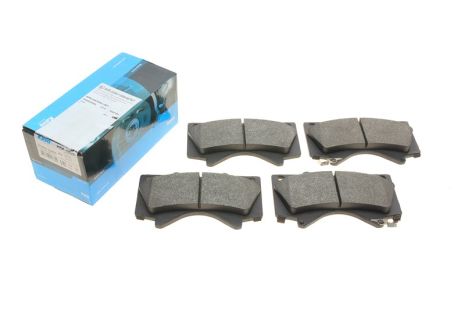 Колодки передні гальмівні Toyota Land Cruiser 08- (advics), KAVO PARTS (KBP9098)