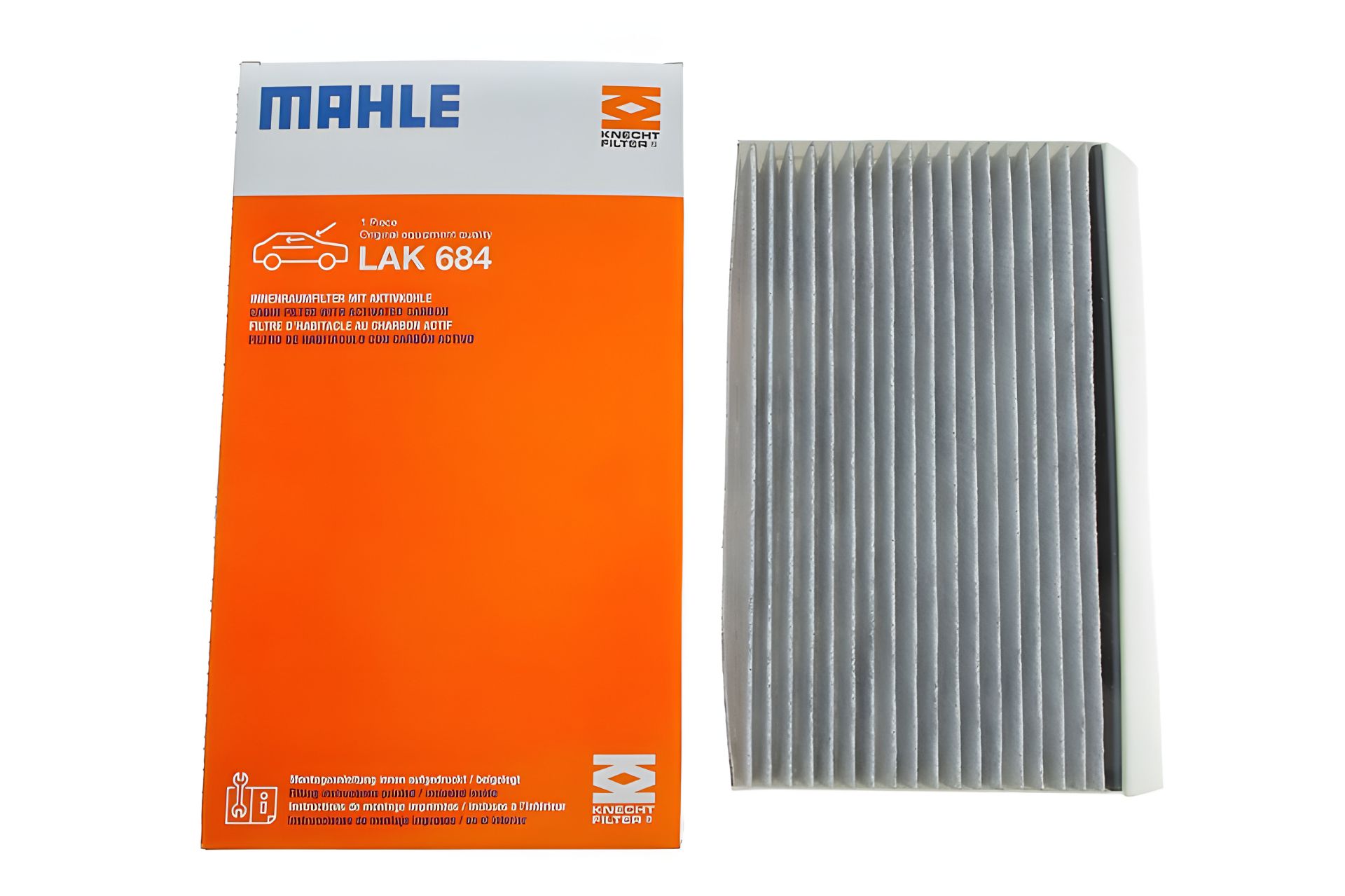 Фільтр вугільний салону Renault Megane III/CC 08-, MAHLE/KNECHT (LAK684) Фільтр вугільний салону Renault Megane III/CC 08-, MAHLE/KNECHT (LAK684)