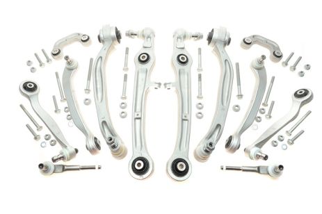 К-кт рычагов передней подвески Audi A6 04-11 (полный к-кт), ASMETAL (13AU0204)