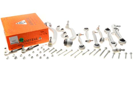 Передний комплект рычагов для Audi A4 (с тонким пальцем), ASMETAL (13AU0202)