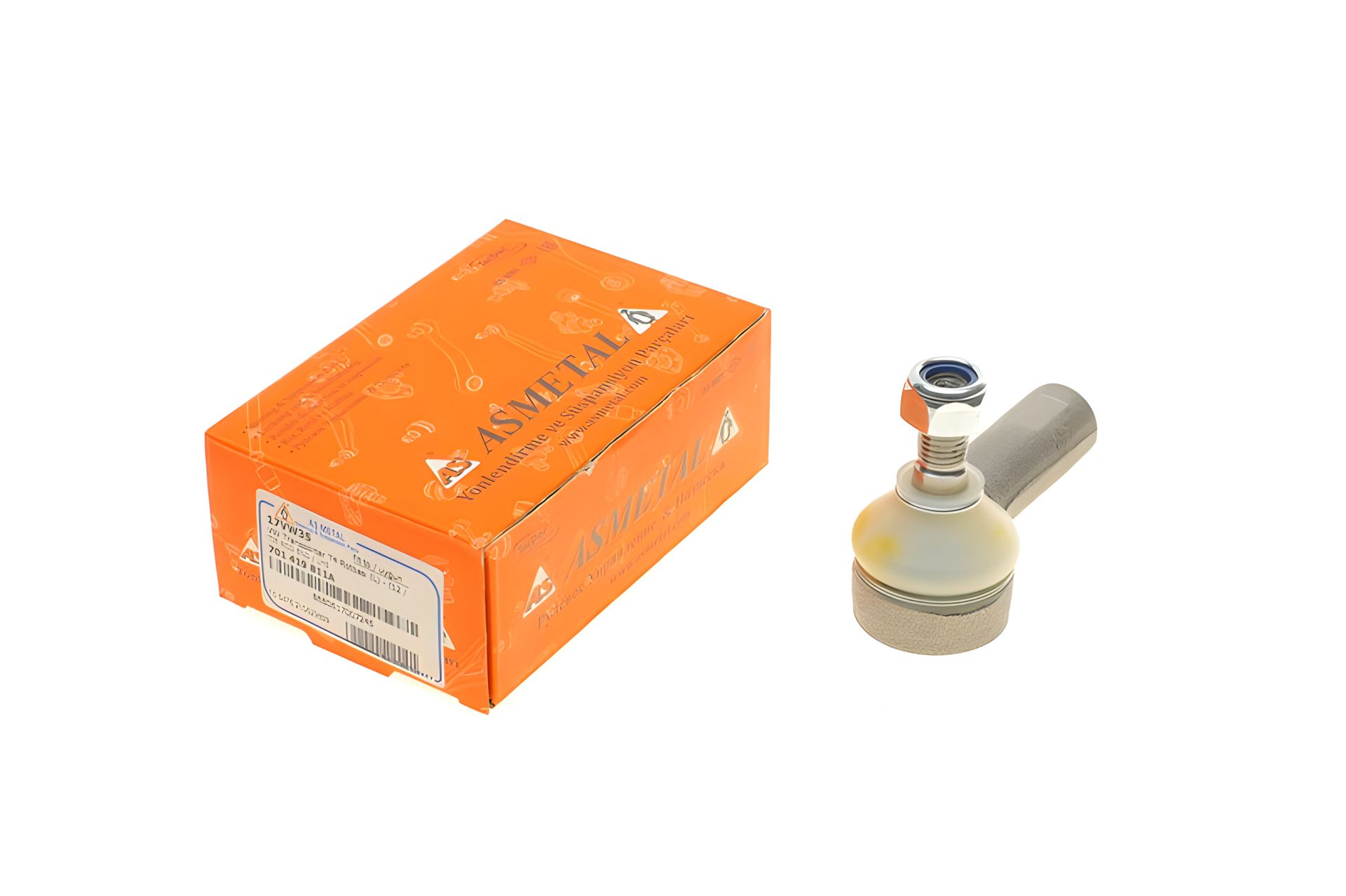 Лівий наконечник кермової тяги VW T4 -96 (d=14mm), ASMETAL (17VW35) Лівий наконечник кермової тяги VW T4 -96 (d=14mm), ASMETAL (17VW35)