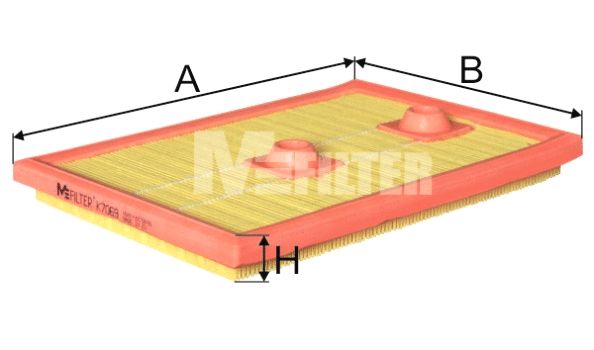 Фільтр повітряний CUPRA LEON, AUDI A3, SKODA OCTAVIA, M-FILTER (K7069) Фільтр повітряний CUPRA LEON, AUDI A3, SKODA OCTAVIA, M-FILTER (K7069)