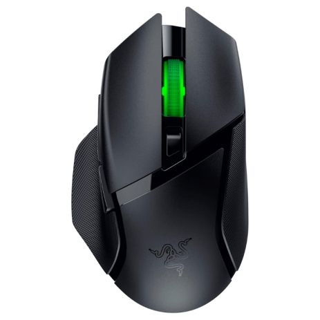 Бездротова ігрова мишка Razer Basilisk V3 X HyperSpeed з RGB‑підсвіткою, 9 програмованими кнопками та сенсором 18K DPI