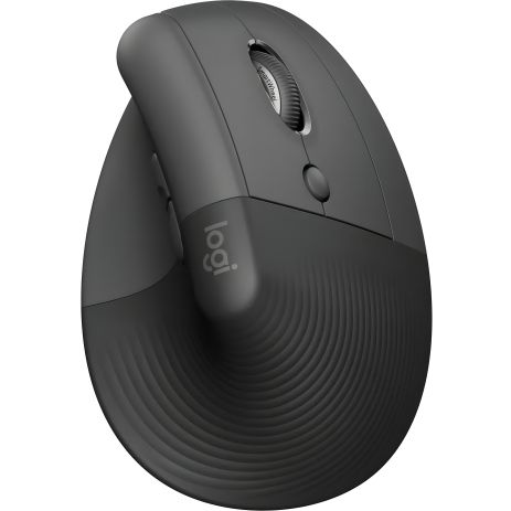 Эргономичная вертикальная мышь Logitech Lift Graphite (910-006473)
