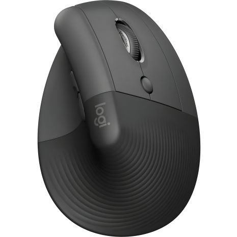 Эргономичная вертикальная мышь Logitech Lift Graphite (910-006473)