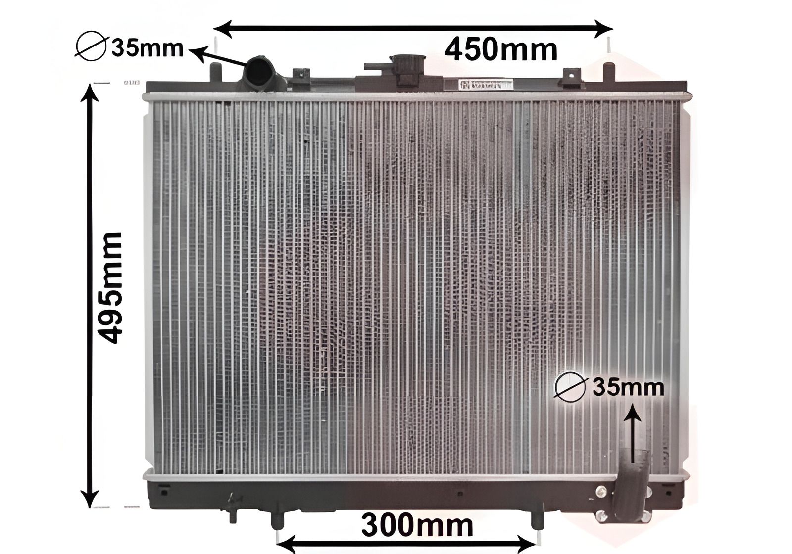 Радіатор охолодження Mitsubishi 32002161 Радіатор охолодження Mitsubishi 32002161