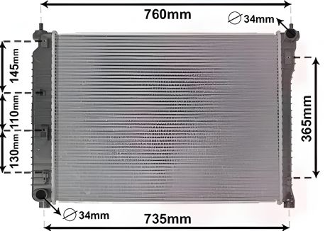 Охолодження радіатор 37002435 CHEVROLET OPEL Охолодження радіатор 37002435 CHEVROLET OPEL
