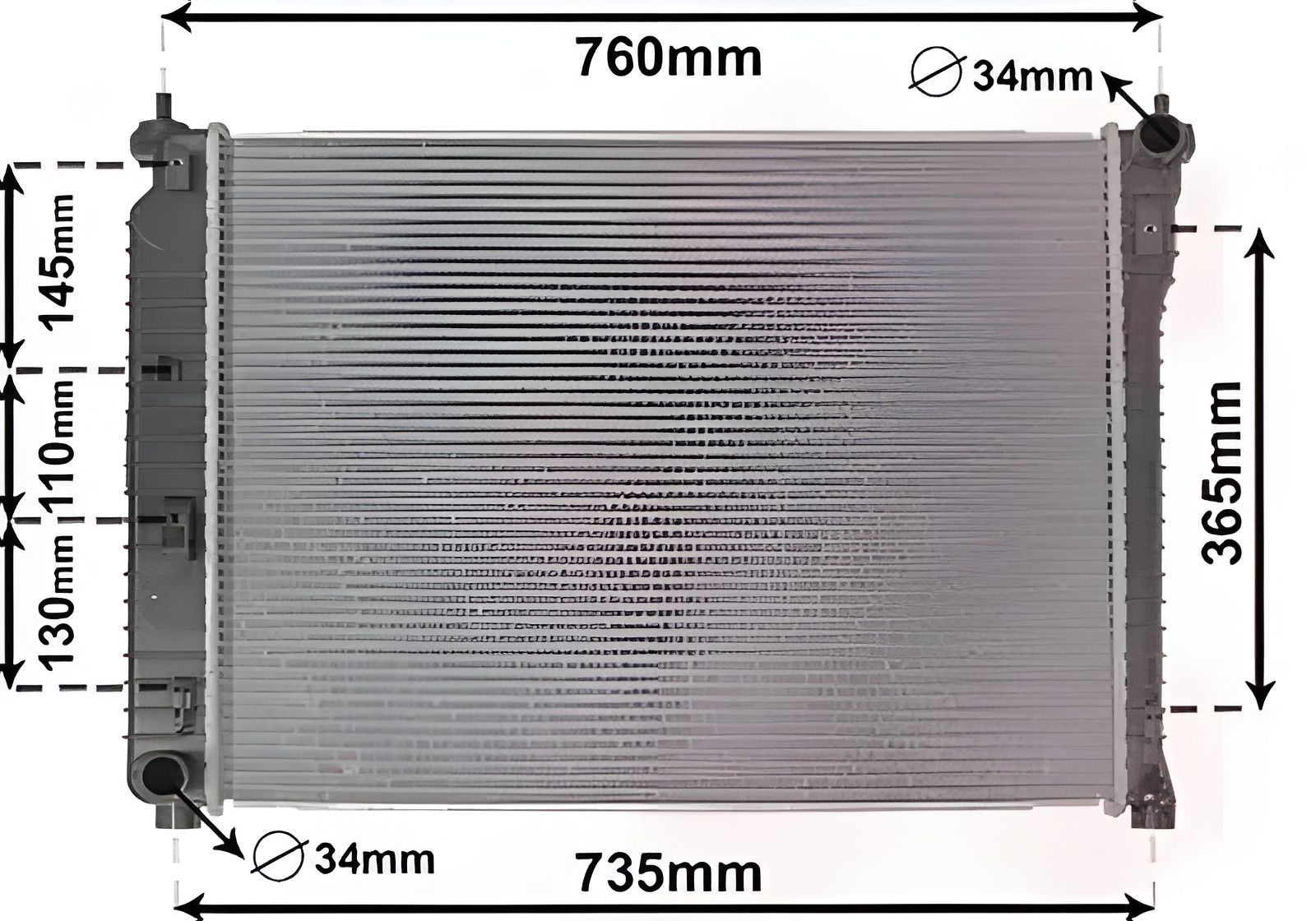 Охолодження радіатор 37002435 CHEVROLET OPEL Охолодження радіатор 37002435 CHEVROLET OPEL