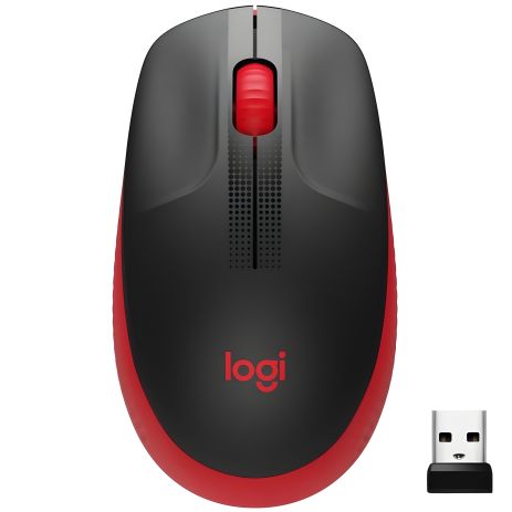 Беспроводная мышь Logitech M190 Wireless Red (910-005908)
