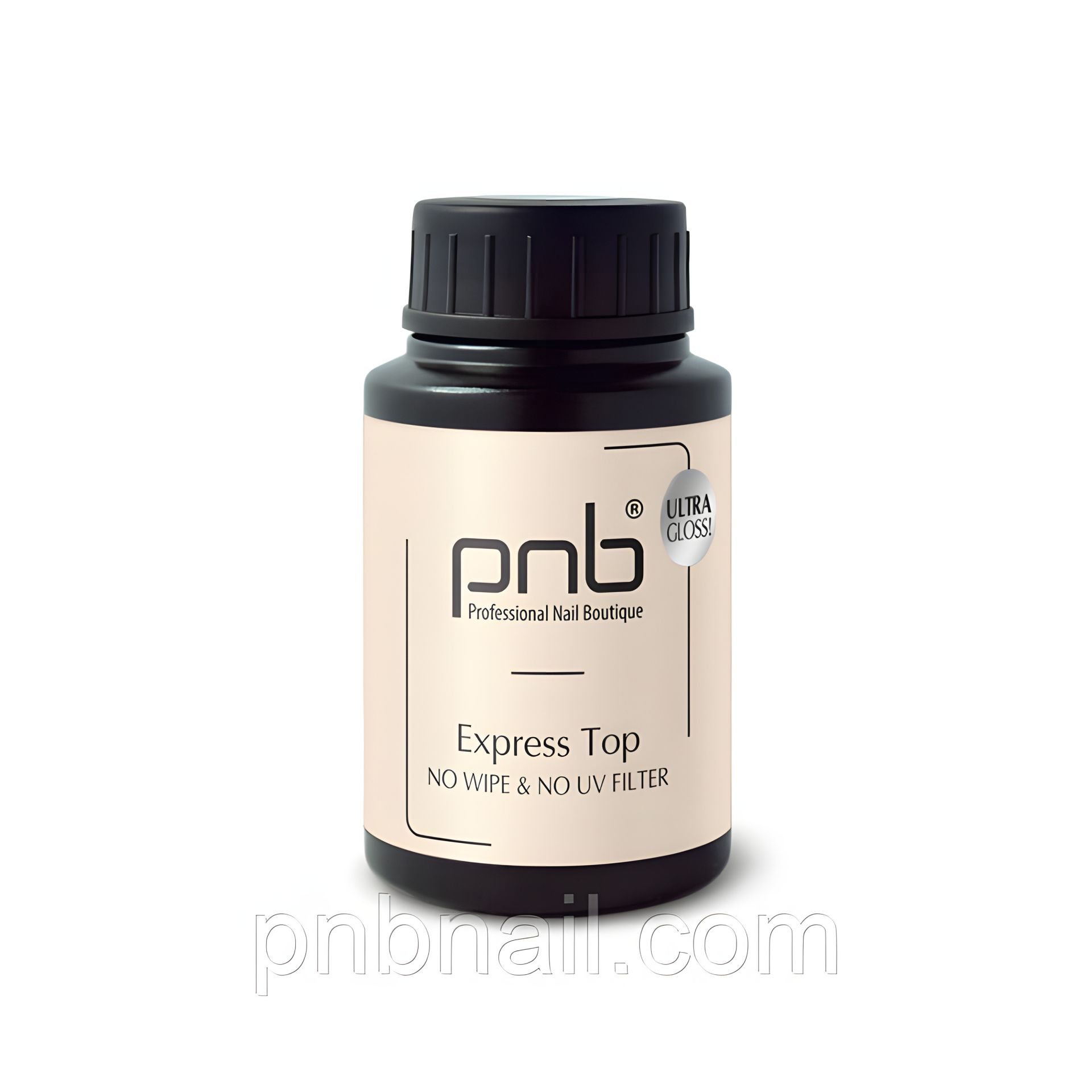 UV/LED Express Top No Wipe PNB (экспресс топ без липкого слоя PNB) - 8мл / 17мл / 30 мл / 50 мл 30 UV/LED Express Top No Wipe PNB (экспресс топ без липкого слоя PNB) - 8мл / 17мл / 30 мл / 50 мл 30