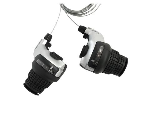 Манетки грипшифтерные Saiguan KDSG-41 3/7 скоростей, Серые