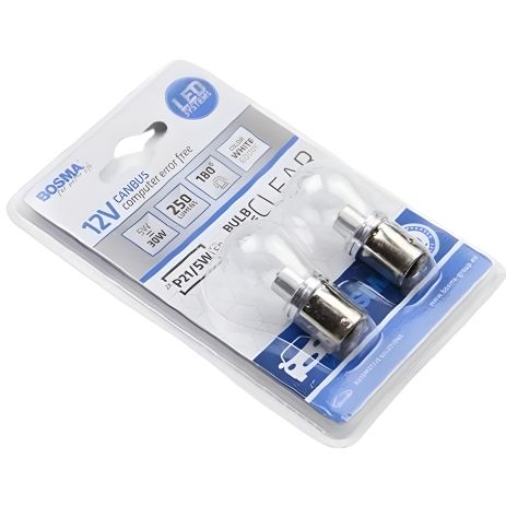 Автолампа BAY15D 12V з LED CREE3535 білого кольору 6000К, два штуки в blister, від BOSMA (6674) Автолампа BAY15D 12V з LED CREE3535 білого кольору 6000К, два штуки в blister, від BOSMA (6674)