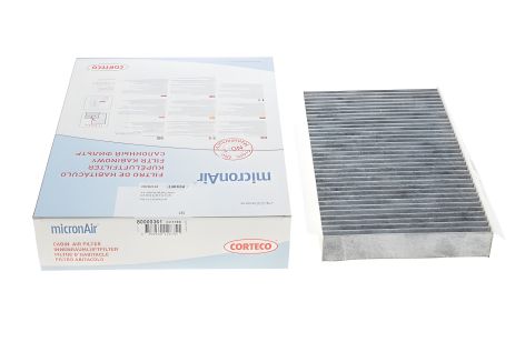 Фільтр салону вугільний CC1199 Land Rover, CORTECO (80000361) - Supreme