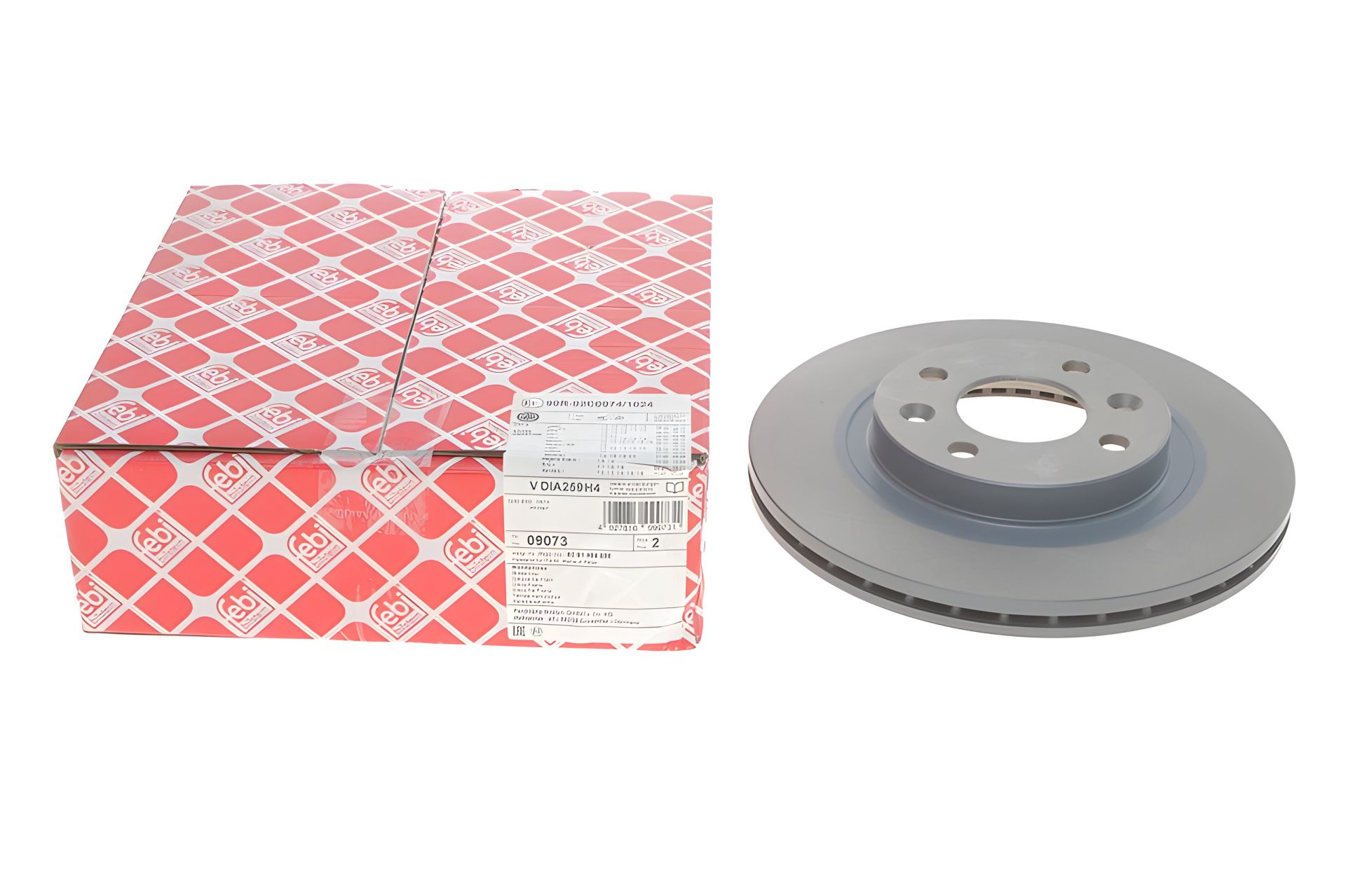 Гальмівний диск NISSAN APRIO, DACIA SANDERO, RENAULT KANGOO, FEBI BILSTEIN (09073) Гальмівний диск NISSAN APRIO, DACIA SANDERO, RENAULT KANGOO, FEBI BILSTEIN (09073)