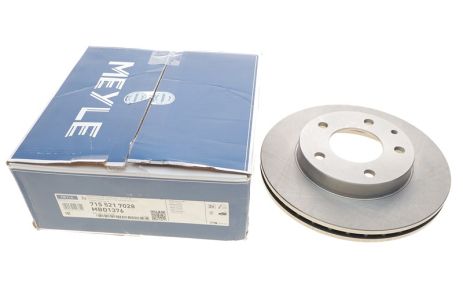 Диск гальмівний MAZDA MX-6, MAZDA PREMACY, MAZDA 626, MEYLE (7155217028)