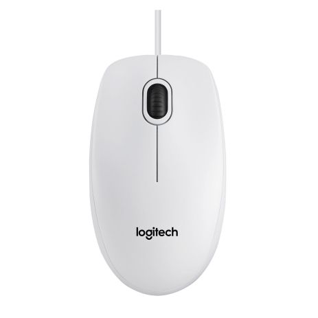 Дротова миша Logitech B100, Optical Mouse, 1000DPI, USB, 1.8m, white (910-003360) Дротова миша Logitech B100, Optical Mouse, 1000DPI, USB, 1.8m, white (910-003360)