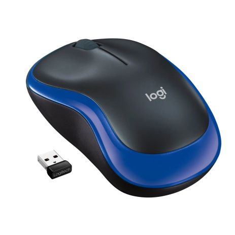 Миша Logitech M185 Wireless Mouse Blue