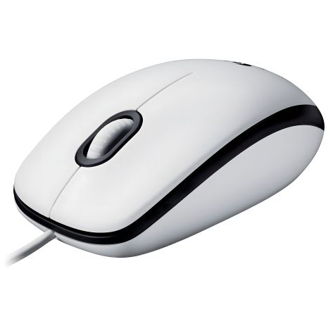 Миша Logitech M100, 1000DPI, USB, 1.8m, біла (910-005004, 910-001605, 910-006764)