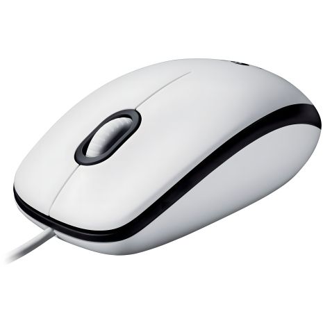 Мышь Logitech M100 в белом цвете (910-005004, 910-001605, 910-006764)