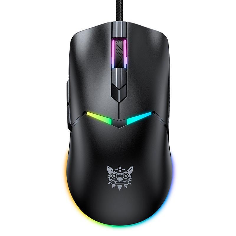 Миша Onikuma RGB Wired Gaming Mouse CW929, 400-6400DPI, USB, black Миша Onikuma RGB Wired Gaming Mouse CW929, 400-6400DPI, USB, black