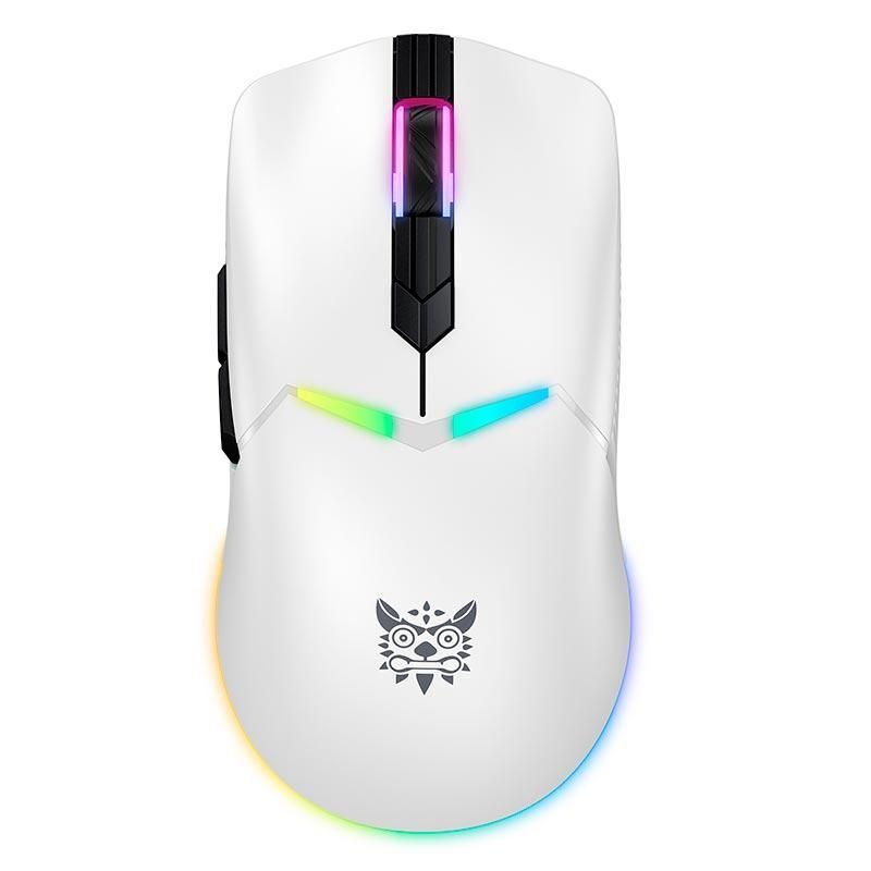 Миша Onikuma Onikuma RGB Tri-Mode Gaming Mouse CW928, 2.4G, BT, Type-C, 800-12000DPI, 700mAh, white Миша Onikuma Onikuma RGB Tri-Mode Gaming Mouse CW928, 2.4G, BT, Type-C, 800-12000DPI, 700mAh, white